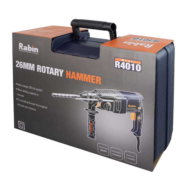 دریل بتن کن 800 وات رابین مدل R4010 - تصویر 3